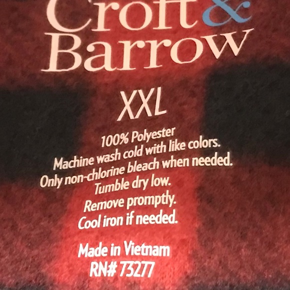Croft & Barrow shirt size XXL - Picture 7 of 8